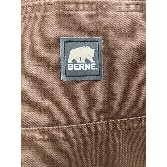 Berne Brown Insulated Carpenter Pants 38x32 Very Nice - Picture 10 of 12